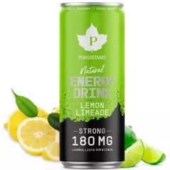   Puhdistamo Natural energy 330ml citrom- limonádé ízű természetes energiaital DRS