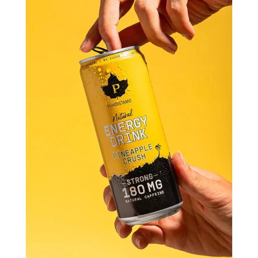 Puhdistamo Natural energy 330ml ananász ízű természetes energiaital DRS