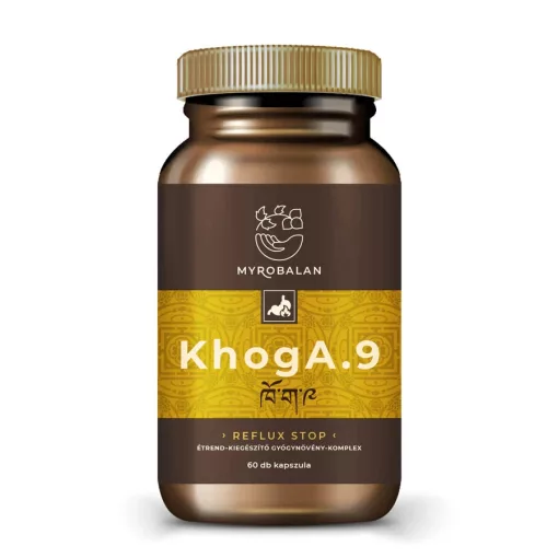 Myrobalan KhogA.9 gyomorégés, reflux elleni 60db gyógynövény komplex kapszula
