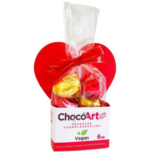 ChocoArt Love bonbon törökmogyoróval 63g (tejmentes, alternatív cukortartalommal)