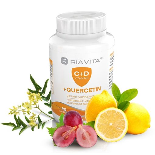 RIAVITA C+D vitamin + Quercetin 90 kapszula