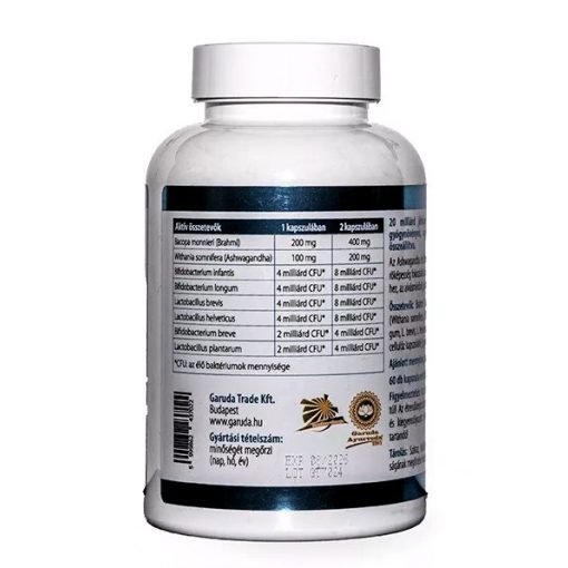 Garuda Health Vata Harmony Biotikum 60db mentális egyensúly kapszula
