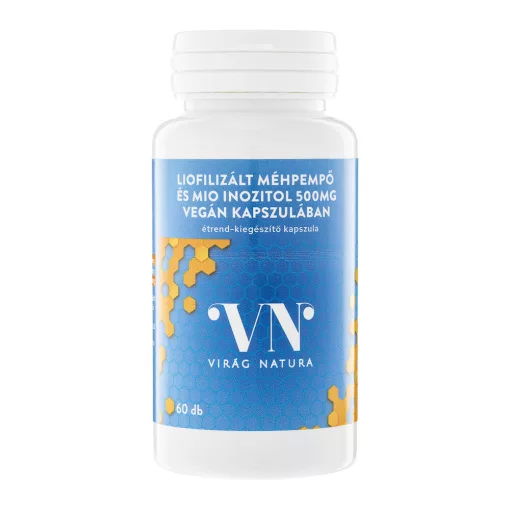 VN Liofilizált méhpempő és Mio Inozitol 500mg 60db vegán kapszulában