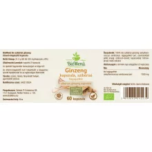 BioMenü BIO Ginzeng kapszula szibériai 60db