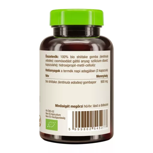 BioMenü BIO Shiitake gomba kapszula 60db