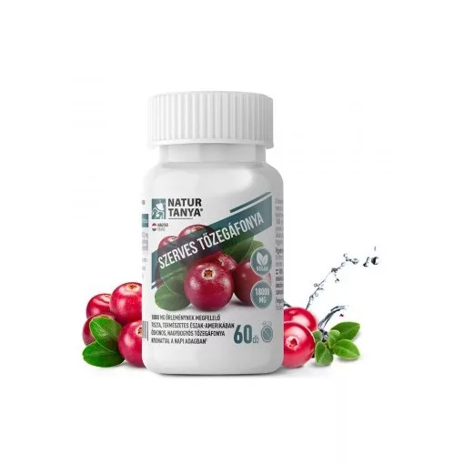 Natur Tanya® Szerves Tőzegáfonya Forte 60db tabletta