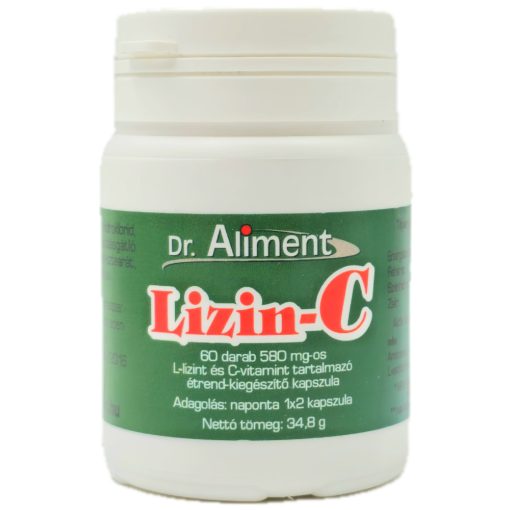 Dr. Aliment Lizin-C 60db 580mg-os kapszula