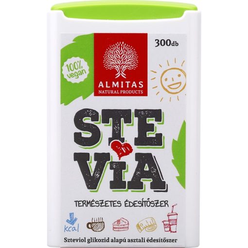 Stevia tabletta 300db Almitas