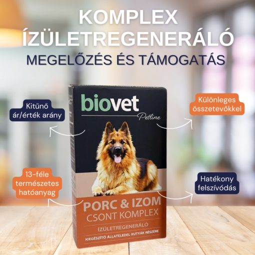 Biovet Porc & Izom Csont komplex 275ml ízületregeneráló kutyák részére