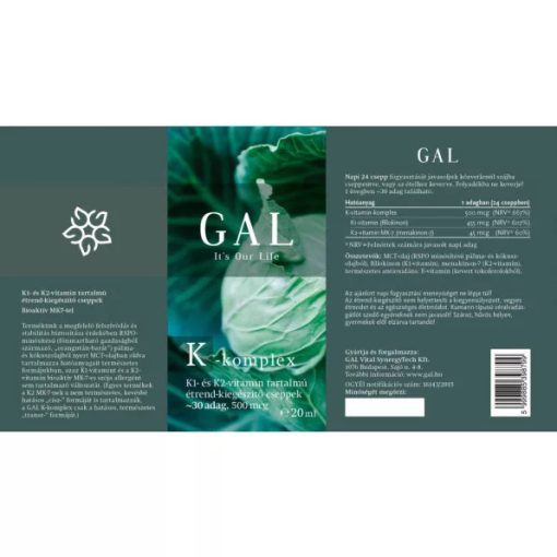 GAL K-komplex 500mcg K-komplex x 30 adag