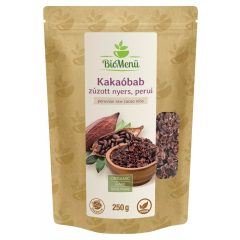 BIO Kakaóbab zúzott, nyers, perui 250g BioMenü