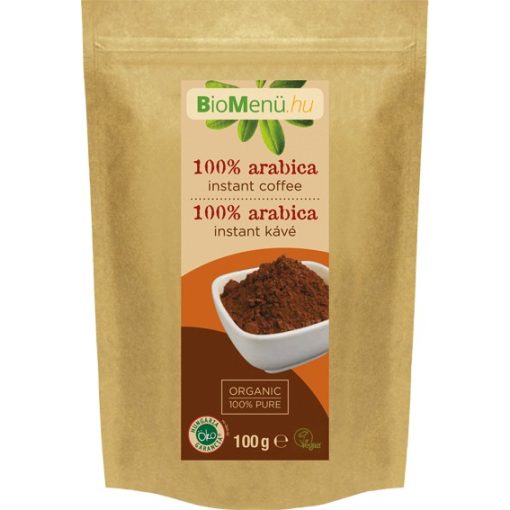 BIO 100% Arabica instant kávé 100g BioMenü