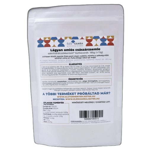 Éléskamra Lágyan omlós császárzsemle CH csökkentett lisztkeverék 185g (Paleo)