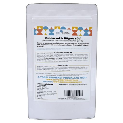 Éléskamra Csodacsokis bögrés süti CH csökkentett lisztkeverék 55g (Paleo)