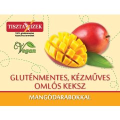   Omlós keksz mangódarabokkal 180g Tiszta Ízek gluténmentes, kézműves