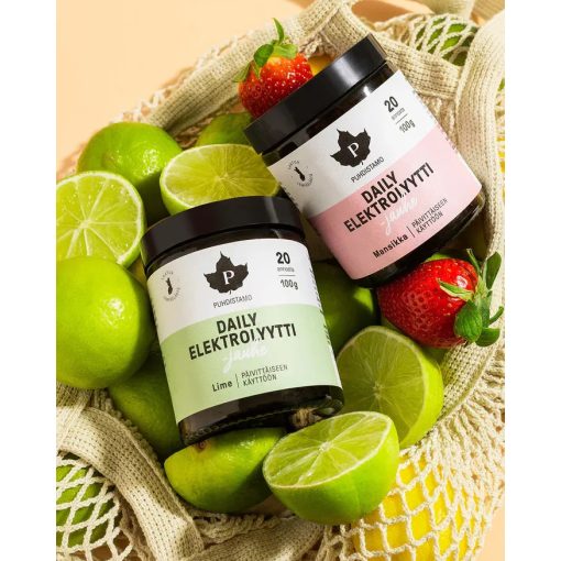 Puhdistamo Daily elektrolyytti 100g lime ízű napi elektrolit italpor