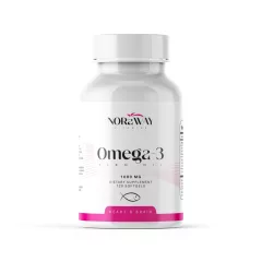 NORaWAY Omega-3 halolaj 1000mg 120db lágyzselatin kapszula
