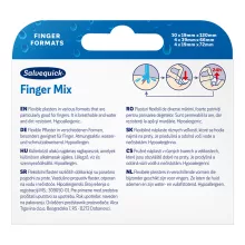 Salvequick Finger Mix rugalmas ragtapaszok 18db