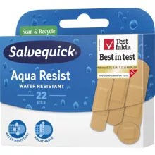 Salvequick Aqua Resist víz és szennyeződésálló ragtapasz 22db