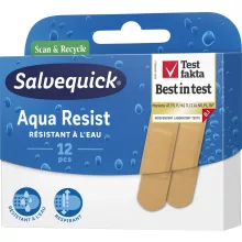 Salvequick Aqua Resist víz és szennyeződésálló ragtapasz 12db