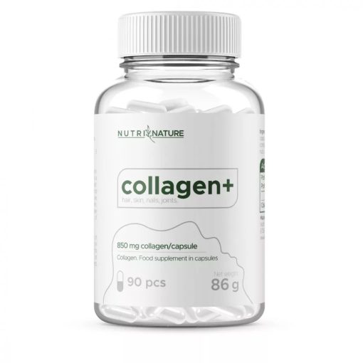 Collagen+ 90db kapszula Nutri Nature marha kollagén kapszula