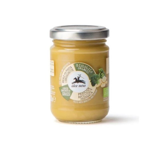 BIO Brokkoli-paszternák pesto 130g Alce Nero