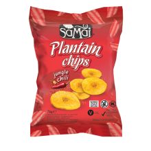 SAMAI Plantain chips csípős chilli 75g főzőbanán Jungle Chili