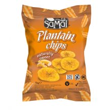 SAMAI Plantain chips natúr édes 75g főzőbanán Naturally Sweet