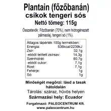 SAMAI Plantain tengeri sós csíkok 115g főzőbanán Artisan Plantain Strips