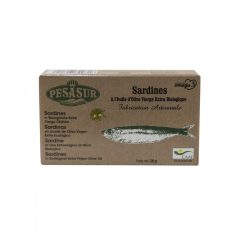   BIO Pesasur Szardínia filé extra szűz olívaolajban 120g konzervdobozos