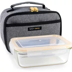   Ibili Ételhordó táska edénnyel, szürke színű 753401G 21x13cm