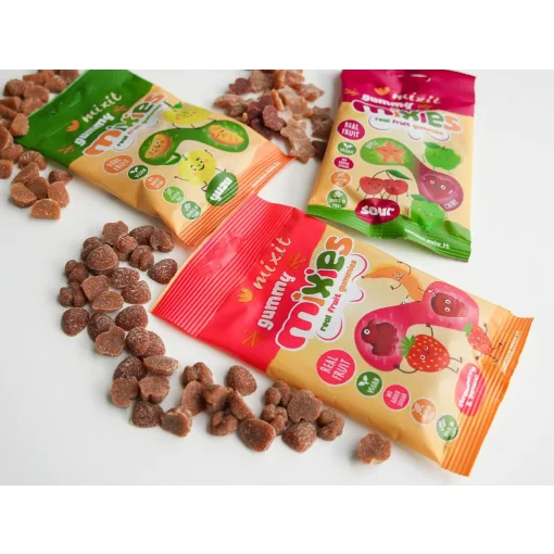 Mixit Gyümölcsös Mixies 35g  - Eper & banán