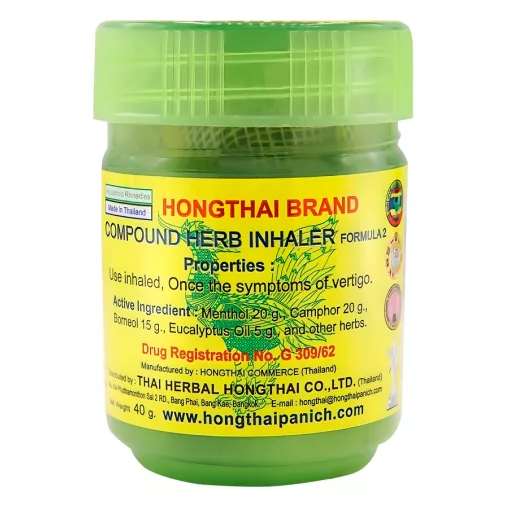 Hongthai gyógynövényes inhalátor - zöld