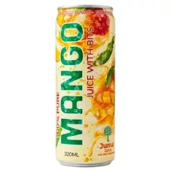 Juma Juice 100% Mangólé friss mangó darabokkal 320ml DRS