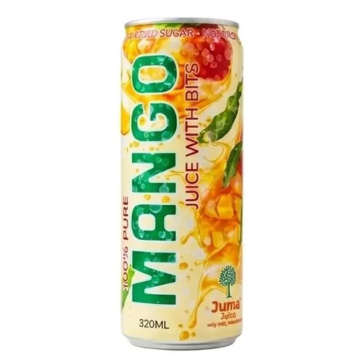 Juma Juice 100% Mangólé friss mangó darabokkal 320ml DRS