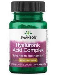 Swanson Hyaluronic Acid Complex 33mg 60 kapszula (Kollagénnel kevert)