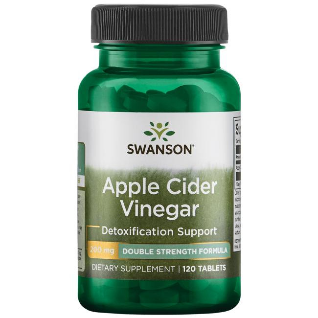 Swanson Apple Cider Vinegar (Almaecet) 200mg 120 tabletta