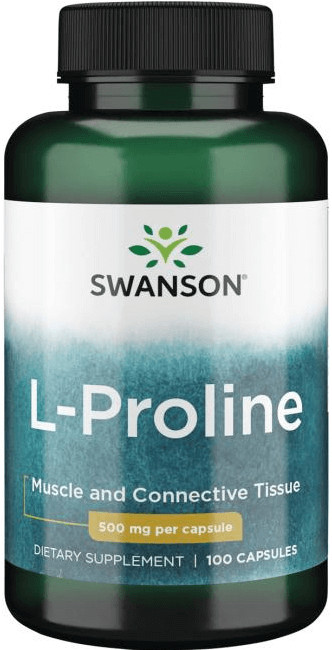 Swanson L-Proline 500mg 100 kapszula