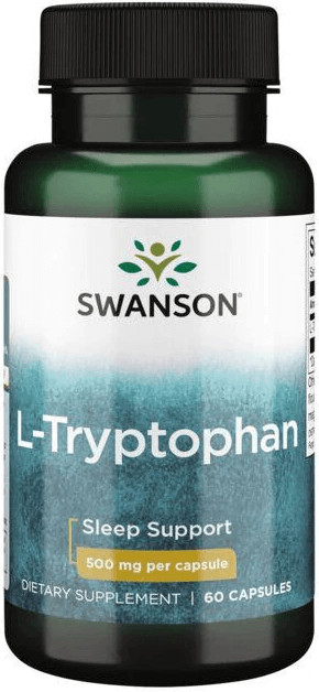 Swanson L-Tryptophan 500mg 60 kapszula (az 5HTP előanyaga)
