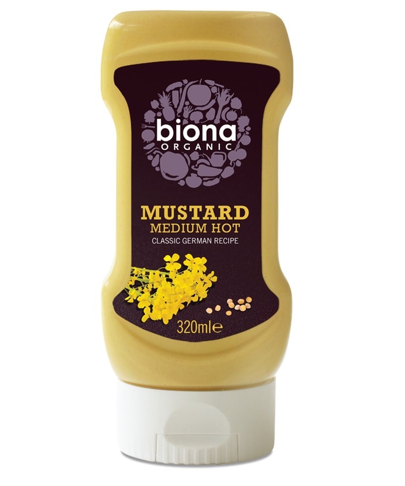 BIO Mustár közepesen erős 320ml Biona