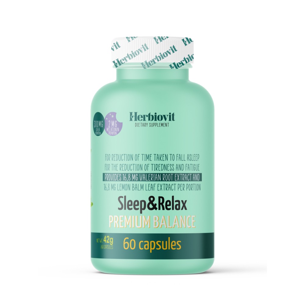 Herbiovit Sleep&Relax Premium Balance 60 kapszula