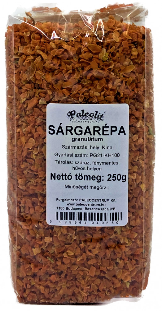 Paleolit Sárgarépa granulátum 1-3mm 250g
