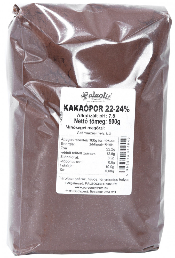 Paleolit Kakaópor 22-24% holland 500g