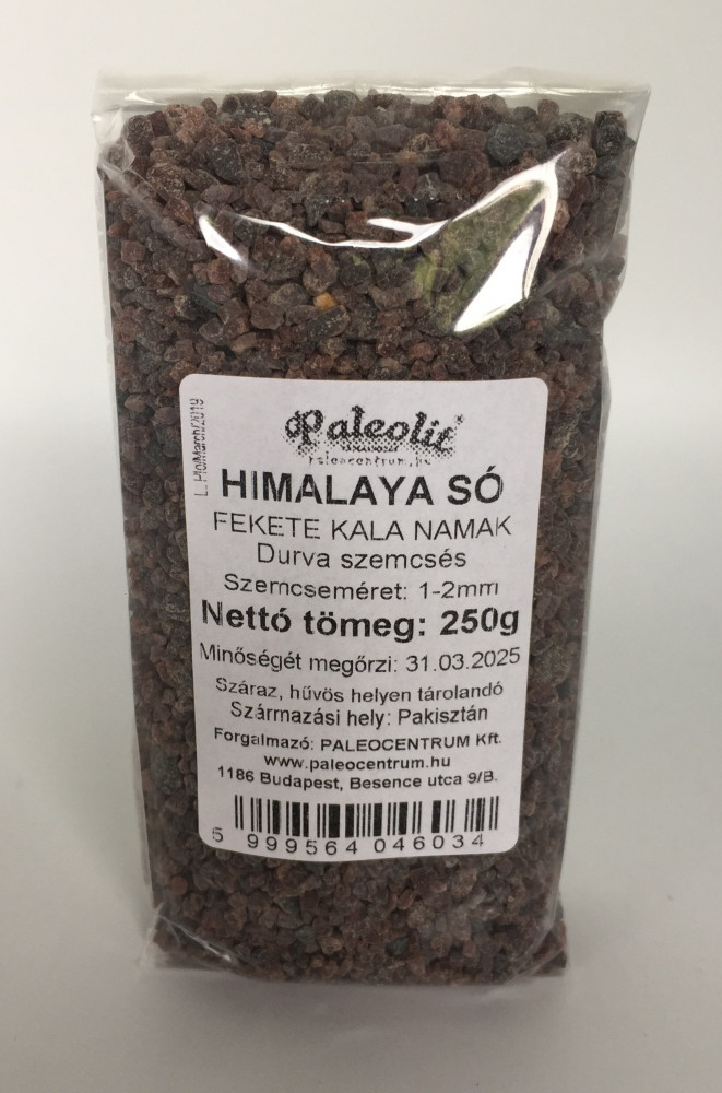 Himalaya só fekete 250g durva (1-2mm) Kala Namak