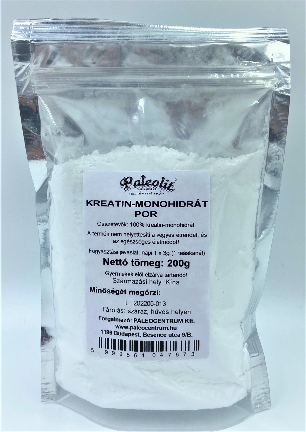 Paleolit Kreatin-monohidrát 200g