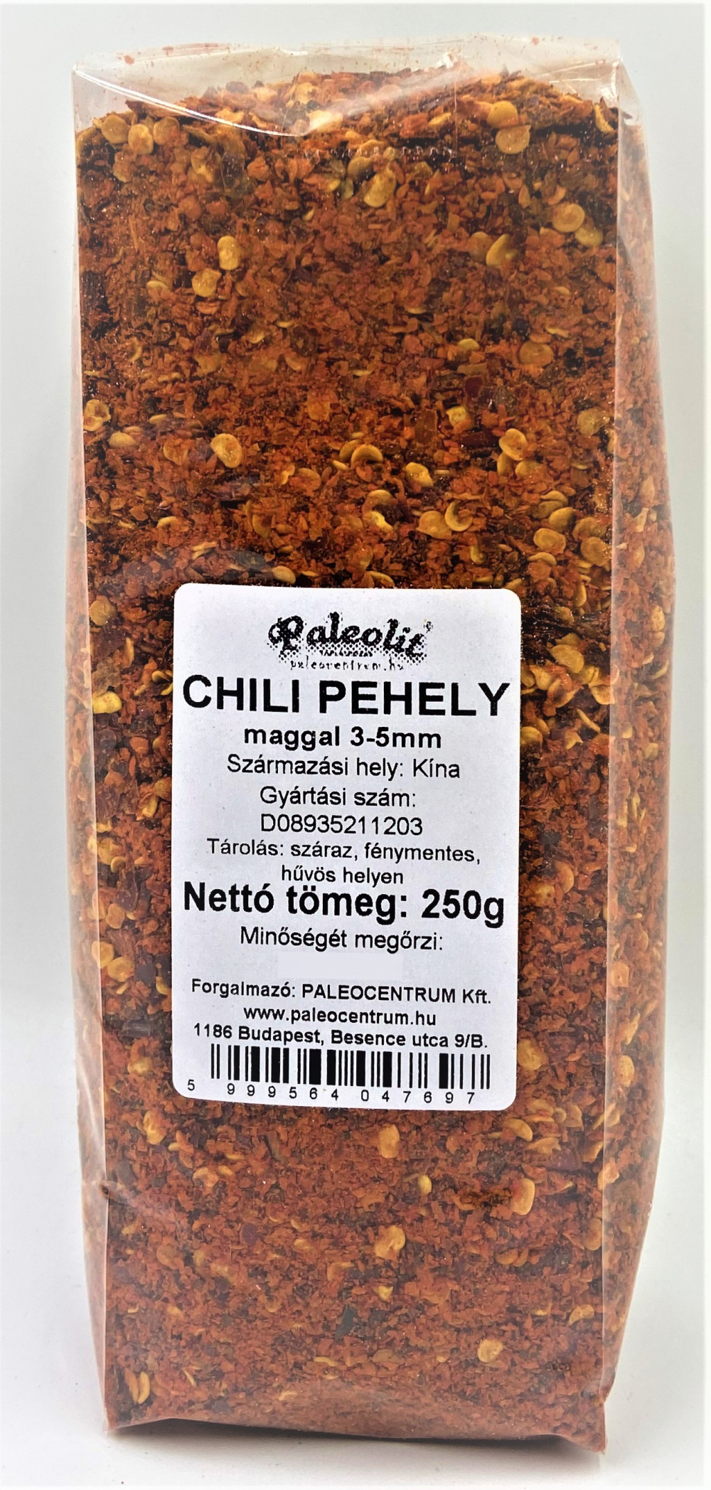 Paleolit Chili pehely maggal 3-3mm 250g