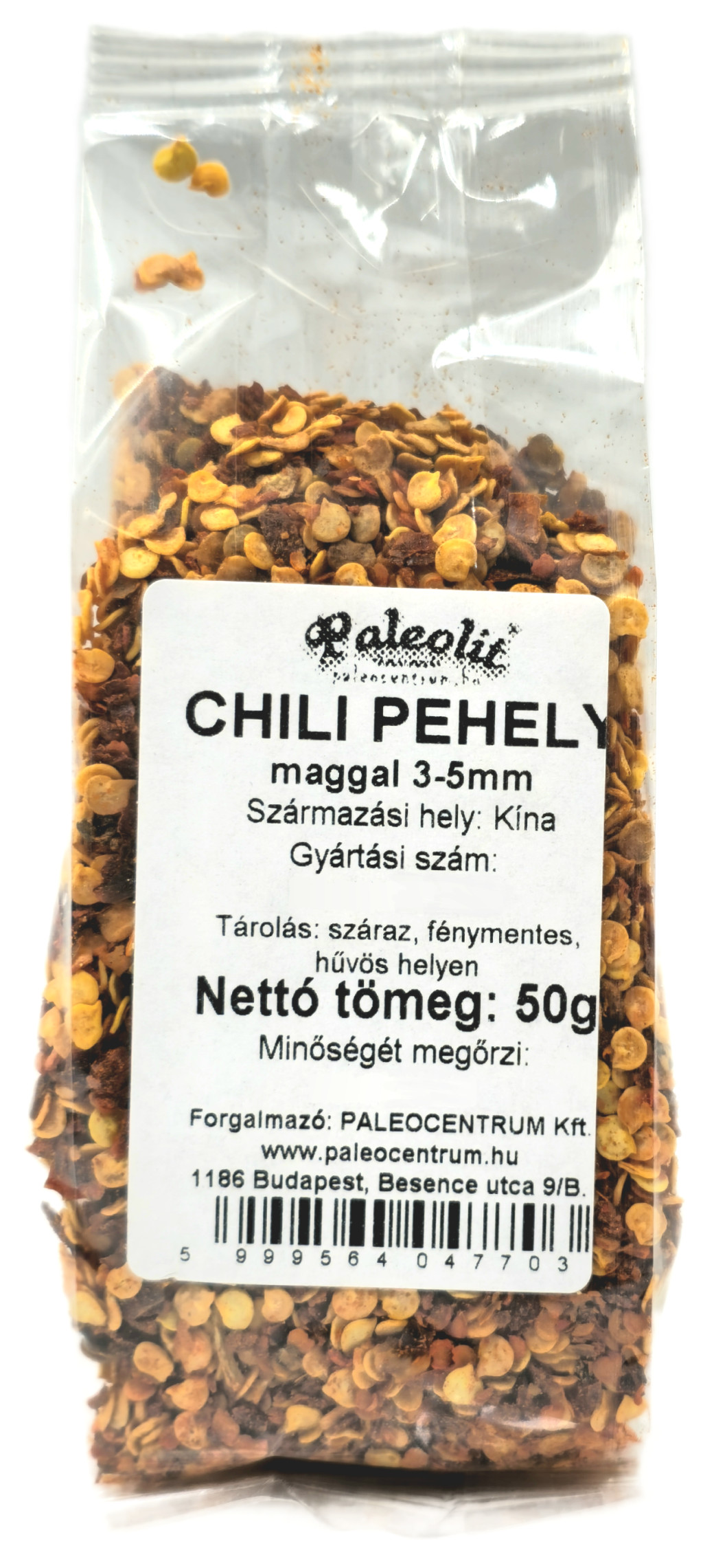 Paleolit Chili pehely maggal 3-3mm 50g