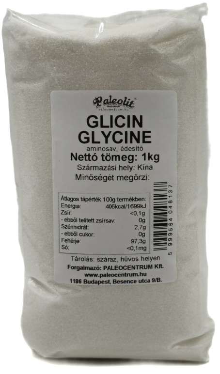 Paleolit Glicin - Glycine 1kg aminosav, édesítő