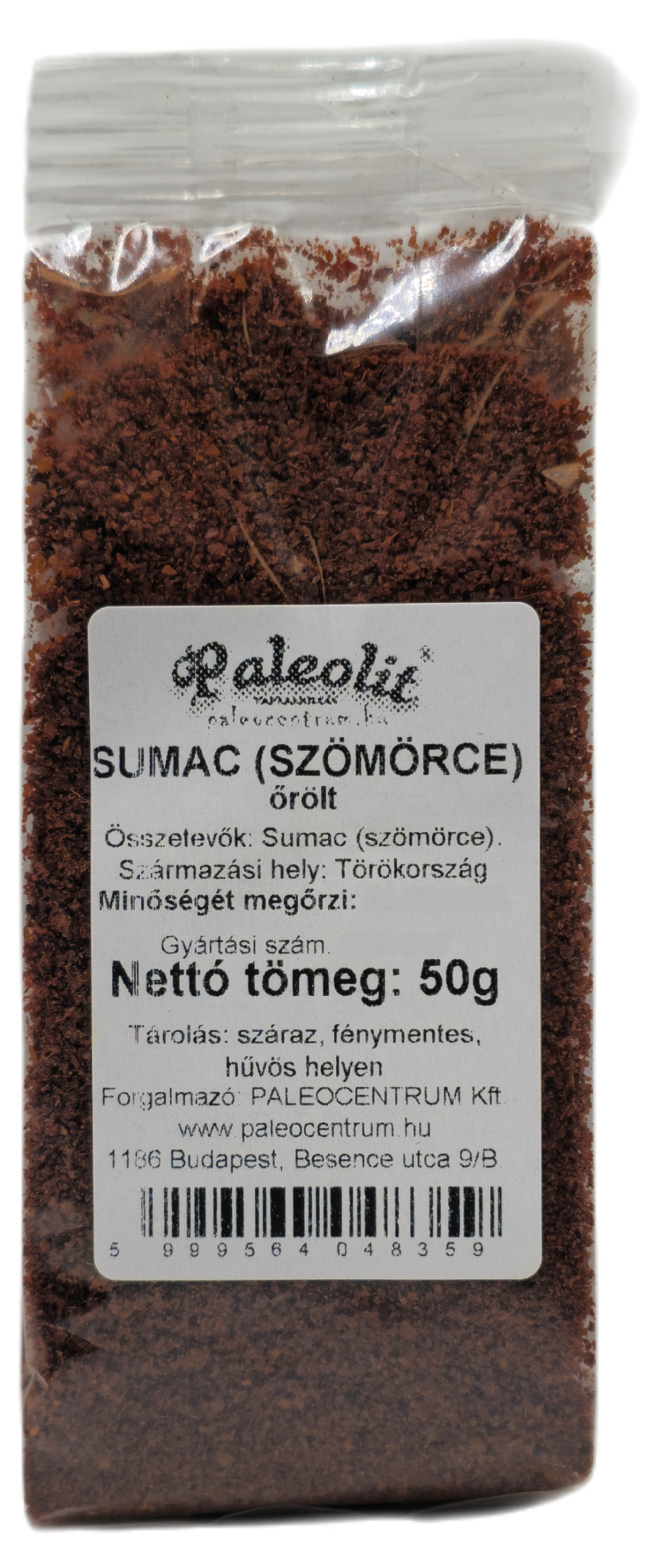 Paleolit Sumac (szömörce) 50g őrölt fűszer