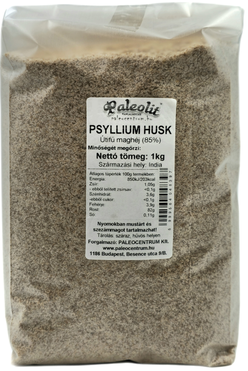 Paleolit Psyllium Husk 85% 1kg (útifű maghéj)